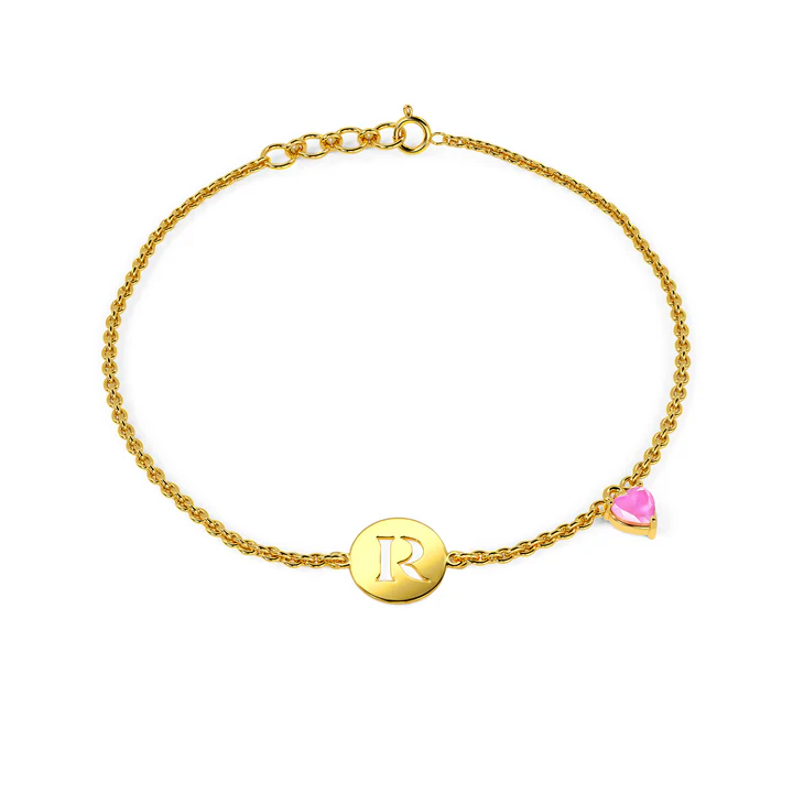 Initial R Bracelet